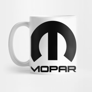 Black Mopar Logo Mug